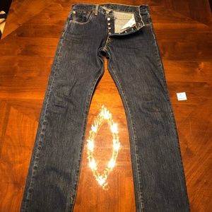 Levi’s 501 Button Fly Jeans Size 31 Waist  x 34 Length